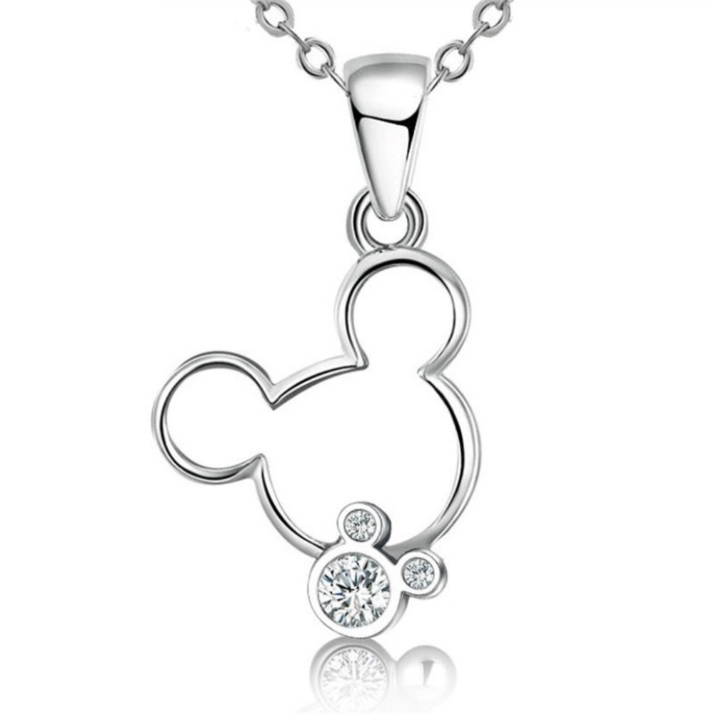 🎉Silver Plated Mickey Pendant Necklace